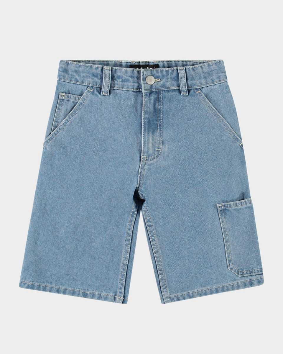 Boy's Archie Denim Shorts, Size 8-12